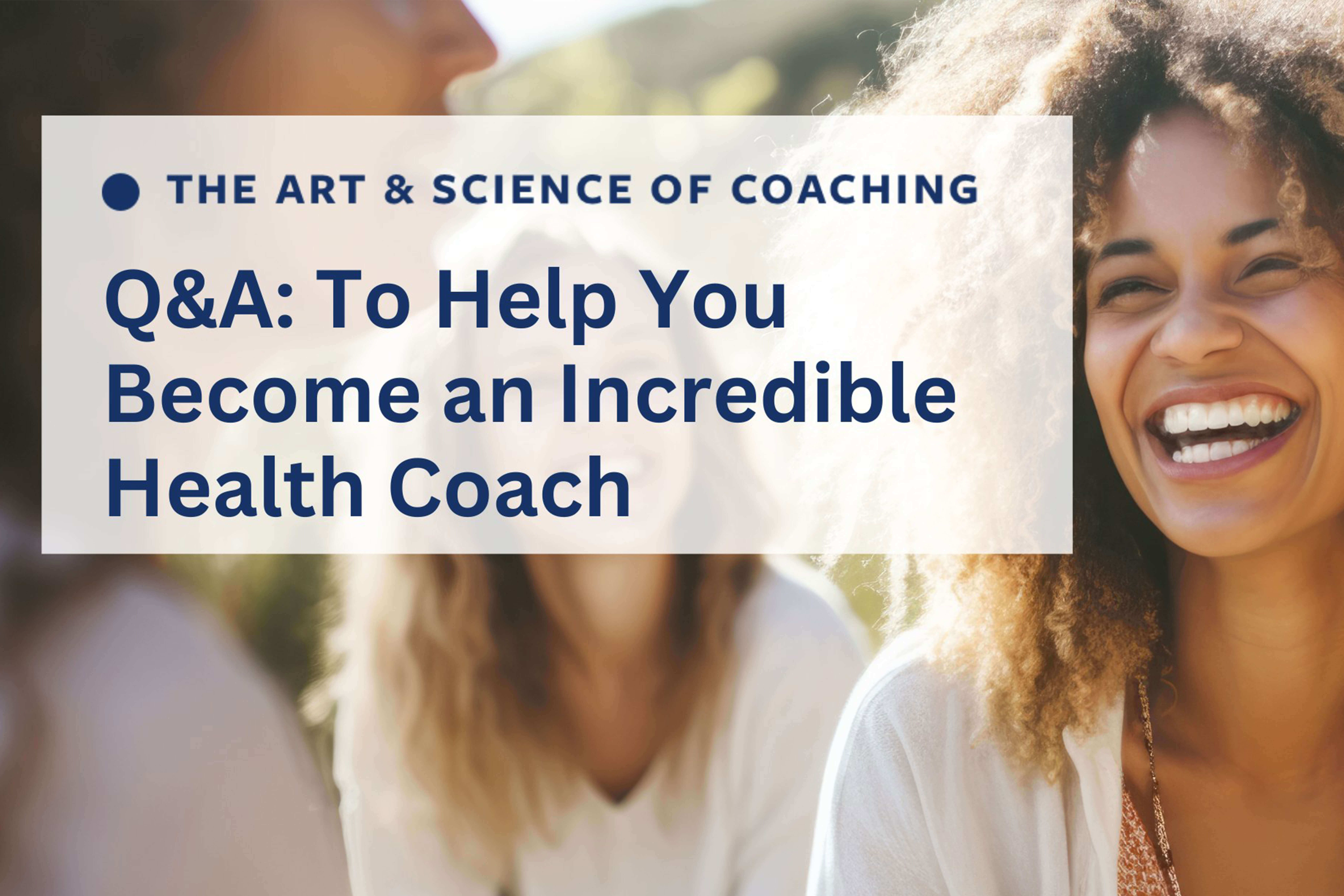 Are you ready to become an incredible health coach?