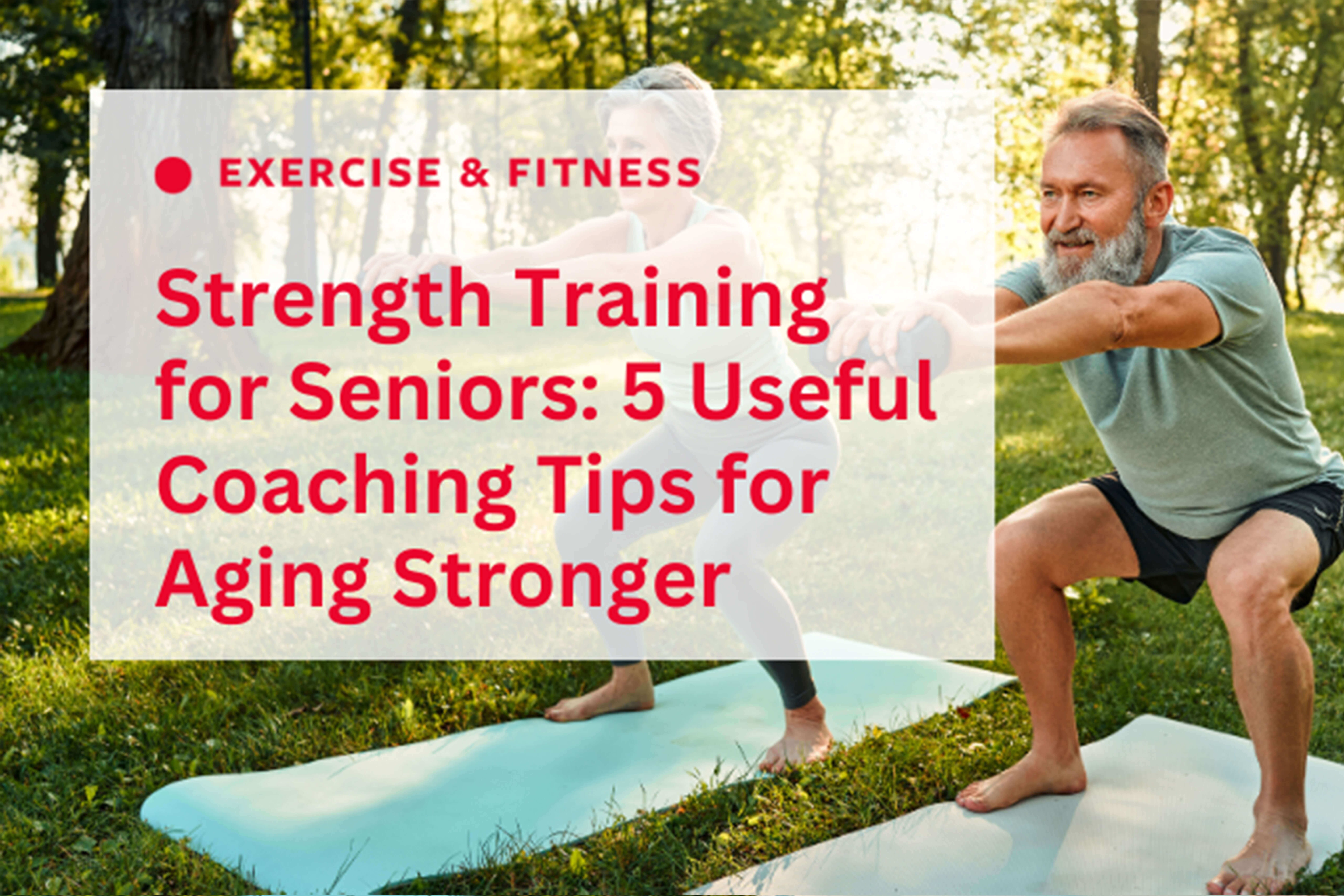 Strength training for seniors is arguably the best way to increase longevity. Have you considered becoming a Seniors' strength coach?