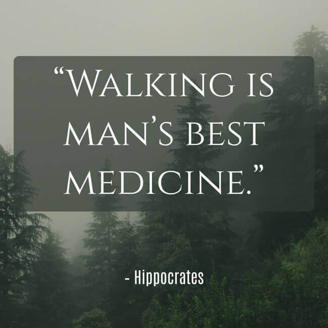“Walking is man’s best medicine.” – Hippocrates