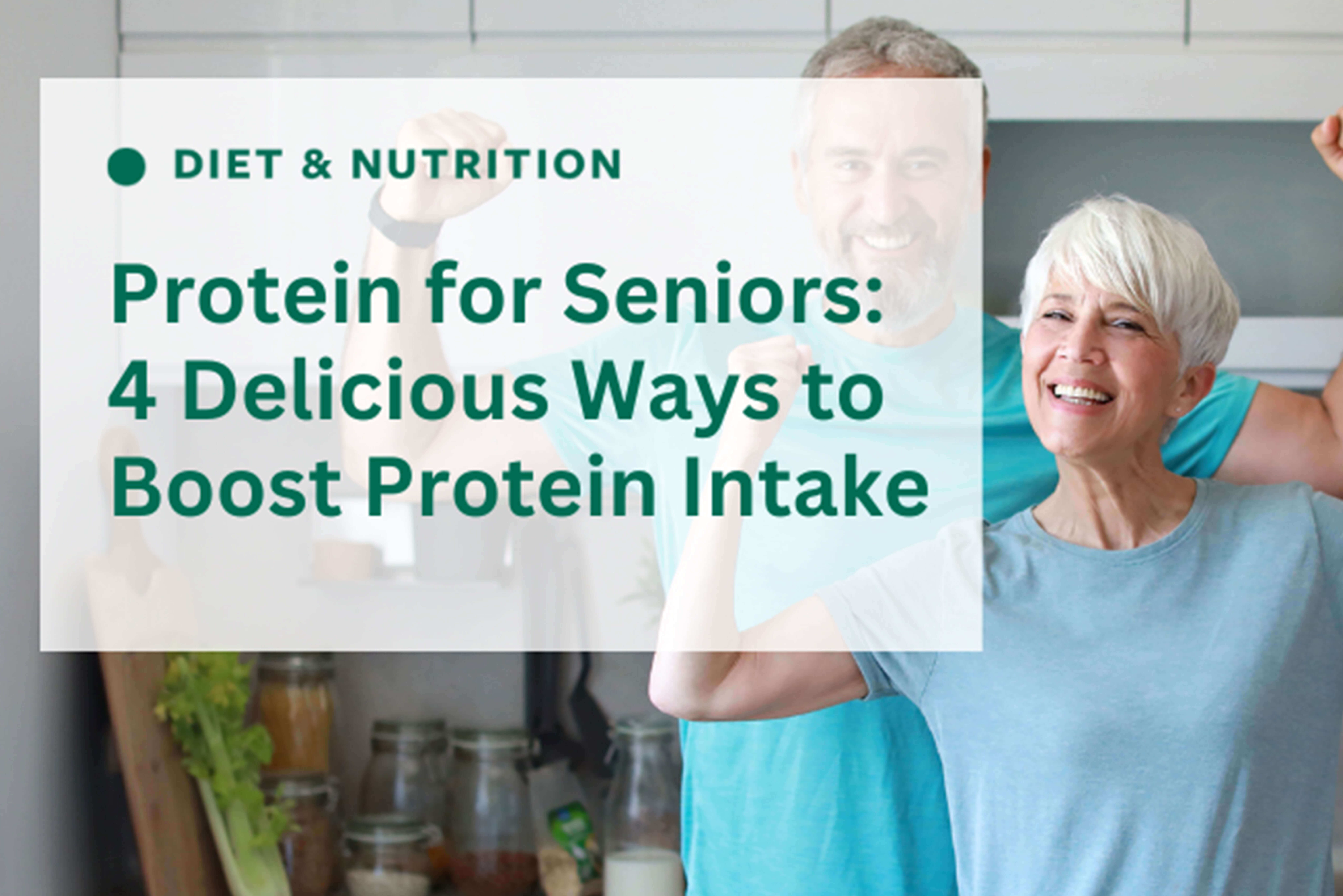 ProteinSeniors Protein for seniors is important for health and longevity.